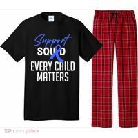 Child Abuse Prevention Awareness Month Blue Ribbon Trex Pajama Set thumb 0