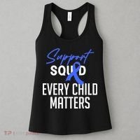 Child Abuse Prevention Awareness Month Blue Ribbon Trex Women's Tank Top thumb 3