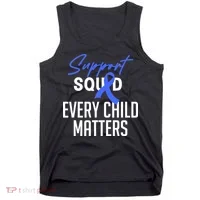 Child Abuse Prevention Awareness Month Blue Ribbon Trex Tank Top thumb 0