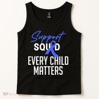 Child Abuse Prevention Awareness Month Blue Ribbon Trex Tank Top thumb 2