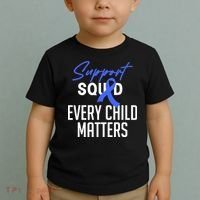 Child Abuse Prevention Awareness Month Blue Ribbon Trex Toddler T-Shirt thumb 2