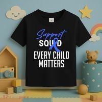 Child Abuse Prevention Awareness Month Blue Ribbon Trex Toddler T-Shirt thumb 3