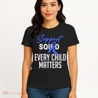 Child Abuse Prevention Awareness Month Blue Ribbon Trex Women's T-Shirt thumb 4