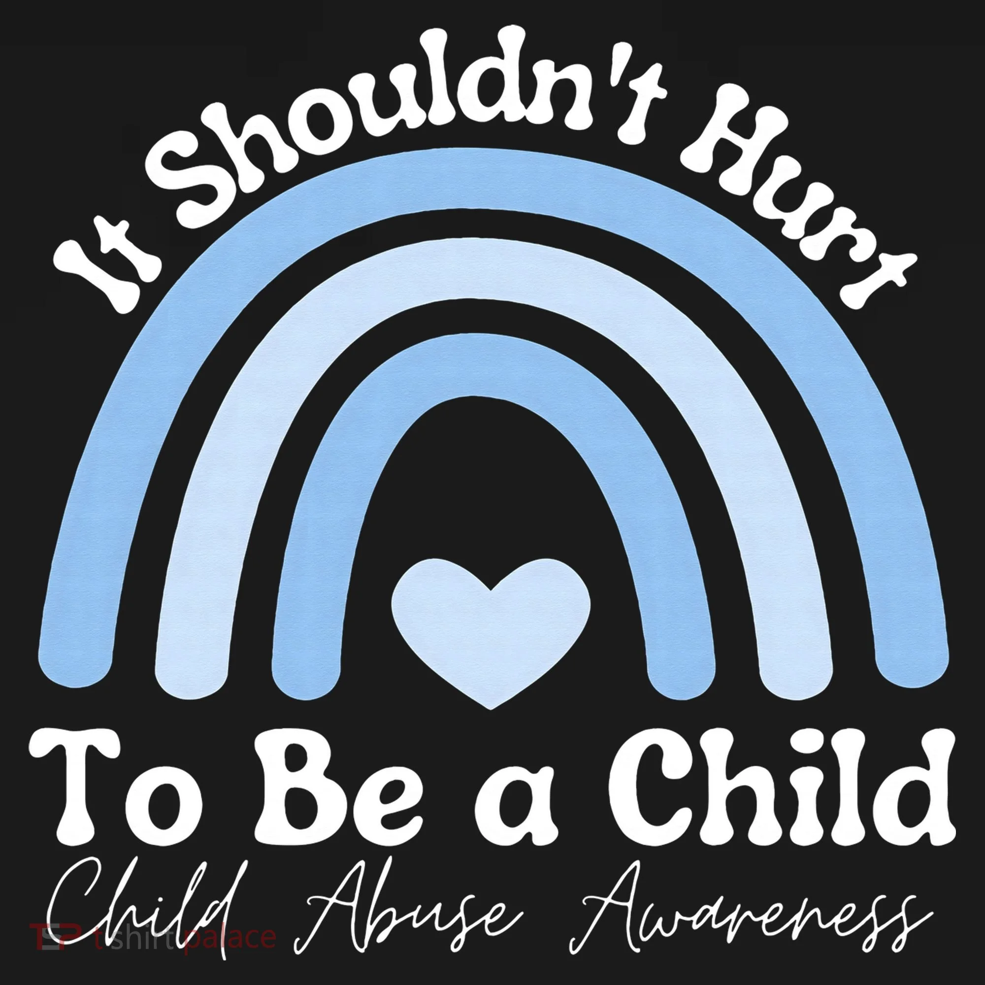 Child Abuse Prevention Awareness Month Rainbow Hoodie