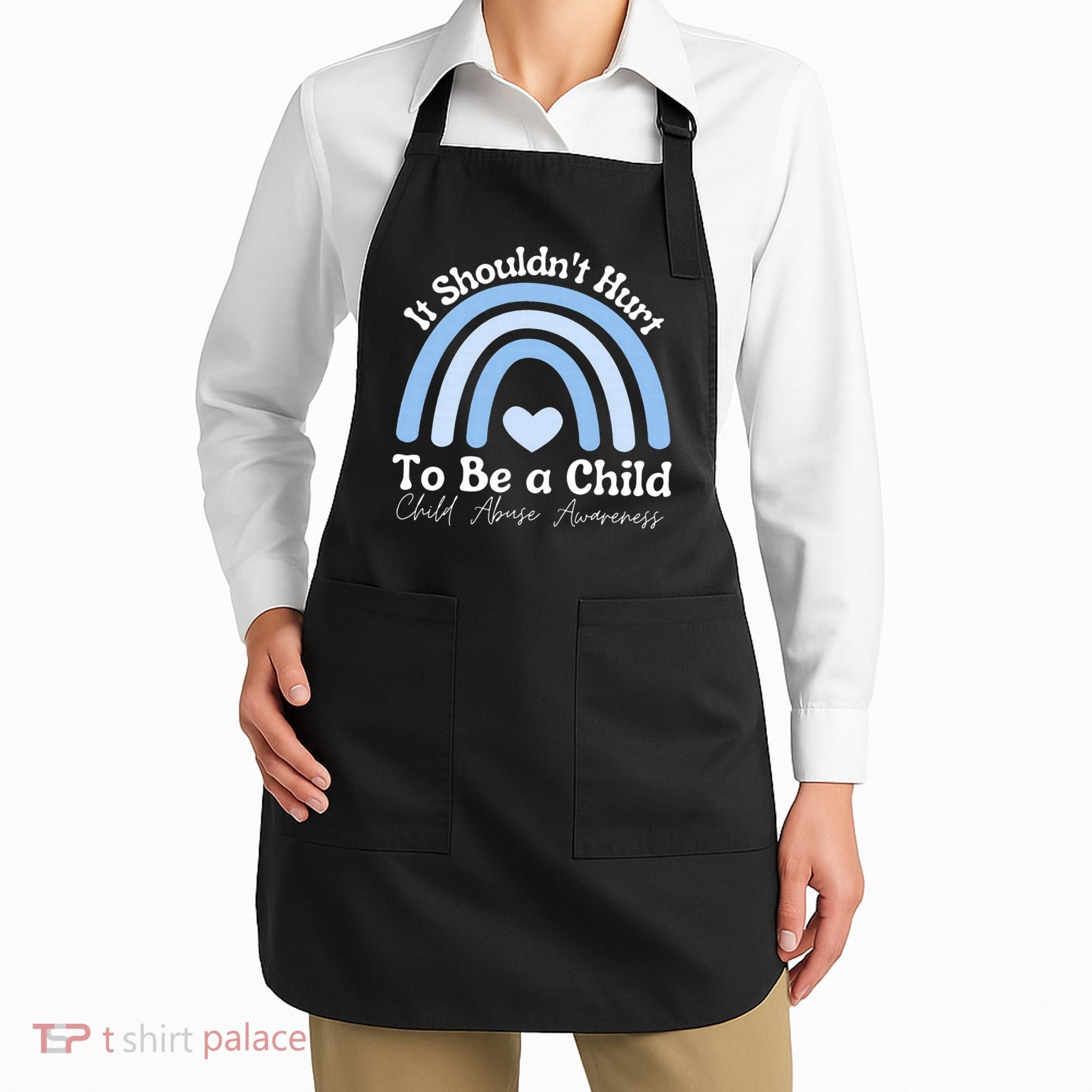 Child Abuse Prevention Awareness Month Rainbow Apron