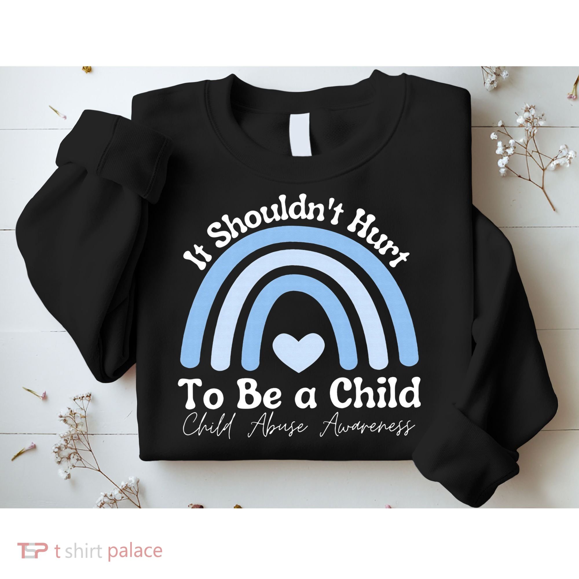 Child Abuse Prevention Awareness Month Rainbow Sweatshirt