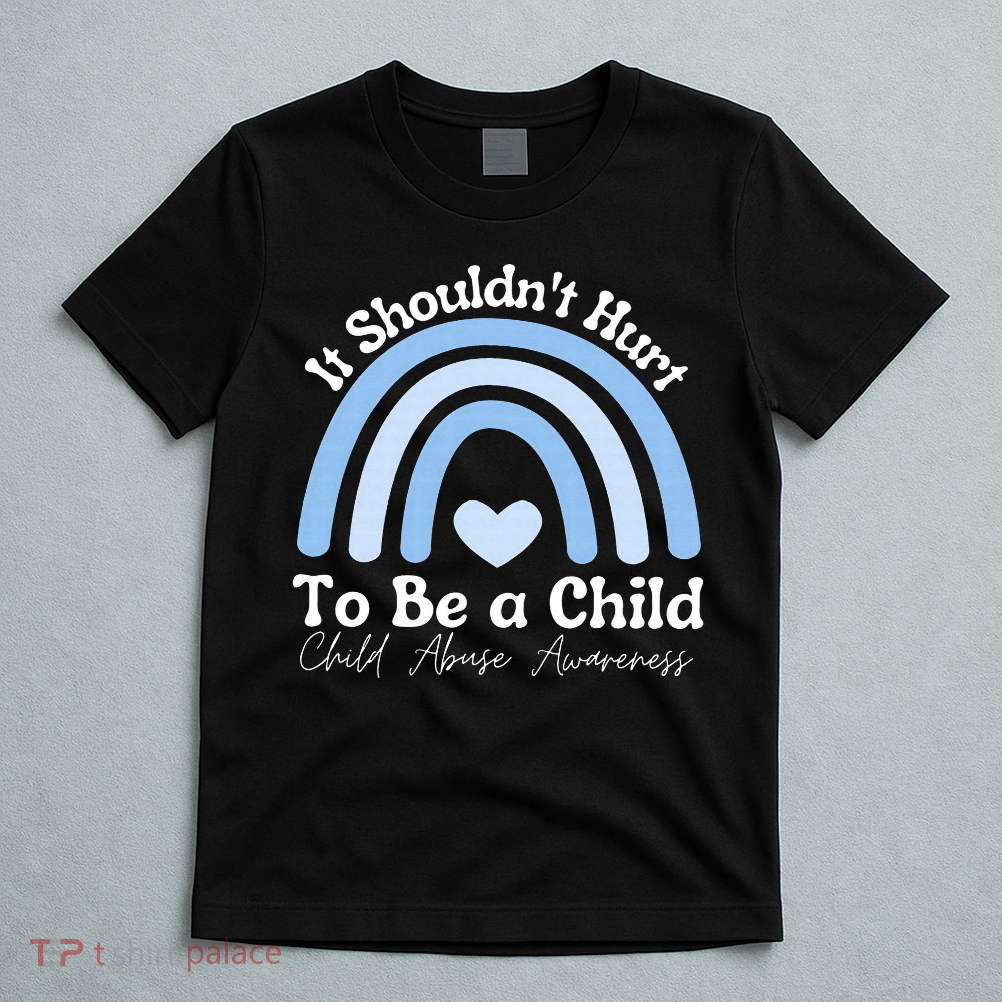 Child Abuse Prevention Awareness Month Rainbow T-Shirt