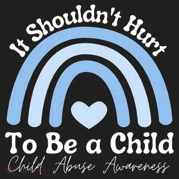 Child Abuse Prevention Awareness Month Rainbow Beanie