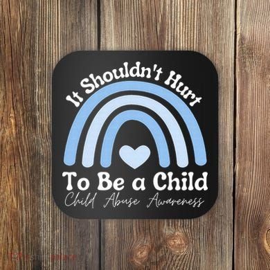 Child Abuse Prevention Awareness Month Rainbow Coaster