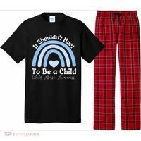Child Abuse Prevention Awareness Month Rainbow Pajama Set thumb 0