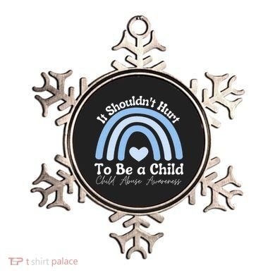 Child Abuse Prevention Awareness Month Rainbow Ornament