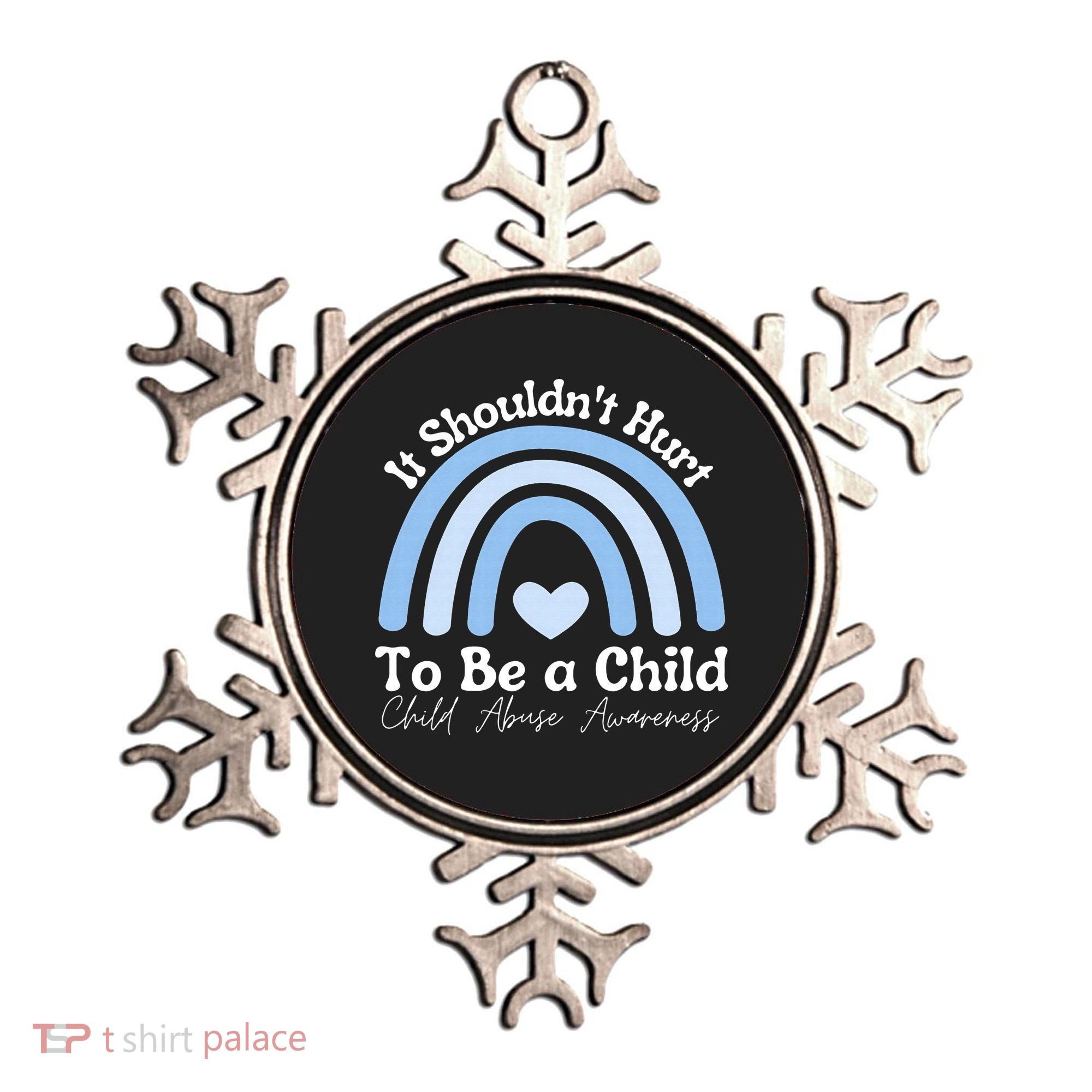 Child Abuse Prevention Awareness Month Rainbow Ornament
