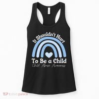 Child Abuse Prevention Awareness Month Rainbow Women's Tank Top thumb 0
