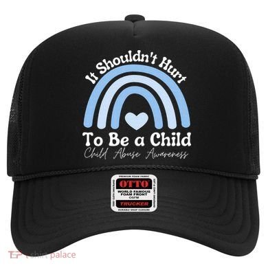 Child Abuse Prevention Awareness Month Rainbow Hat