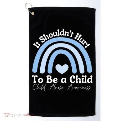 Child Abuse Prevention Awareness Month Rainbow Golf Towel