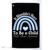 Child Abuse Prevention Awareness Month Rainbow Golf Towel thumb 0
