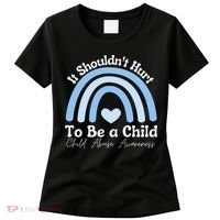 Child Abuse Prevention Awareness Month Rainbow Women's T-Shirt thumb 0