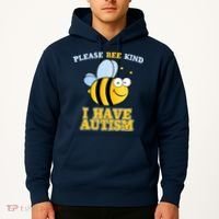 Cute Autism - Please Bee Kind I Have Autism Hoodie thumb 2