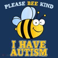 Cute Autism - Please Bee Kind I Have Autism Apron thumb 3