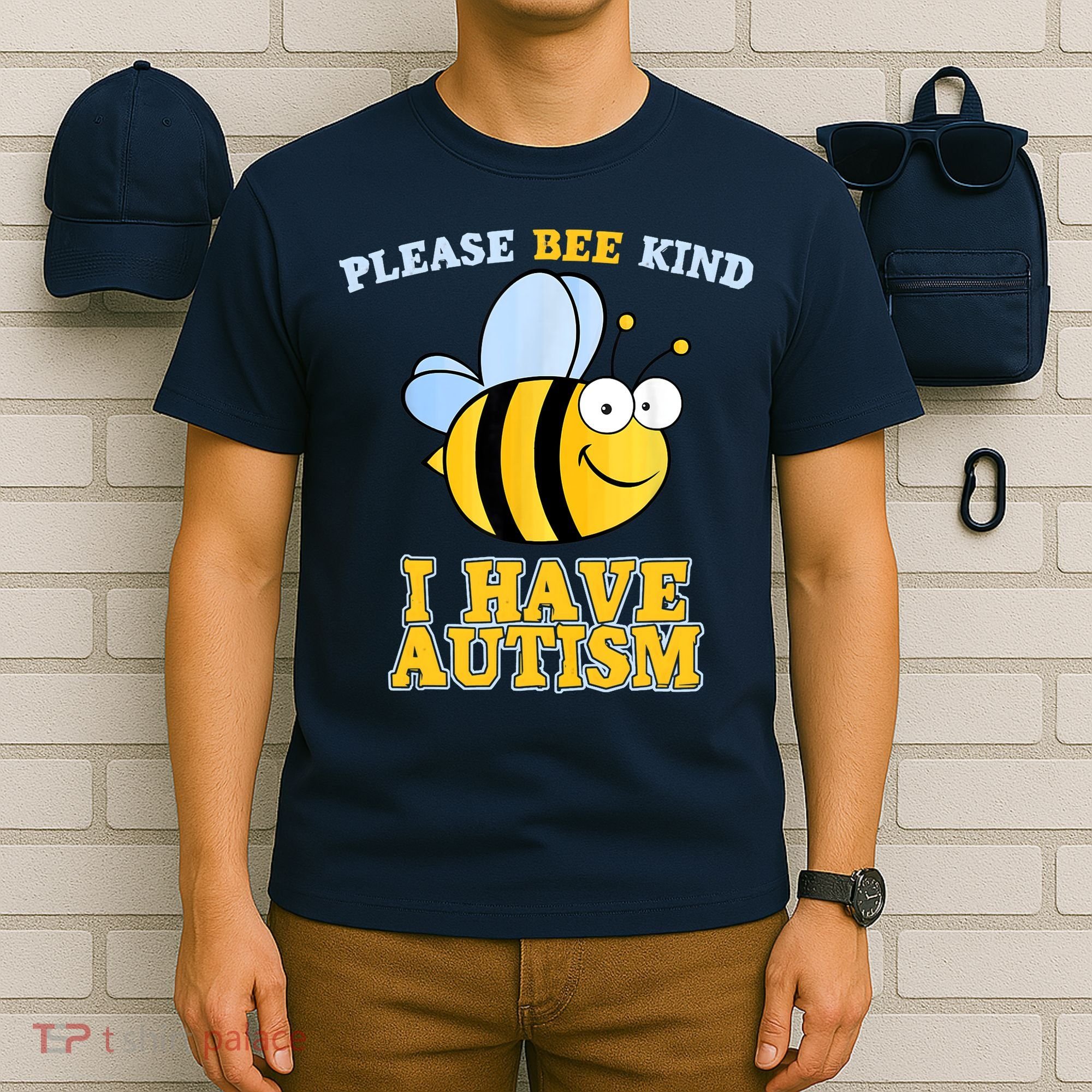 Cute Autism - Please Bee Kind I Have Autism T-Shirt