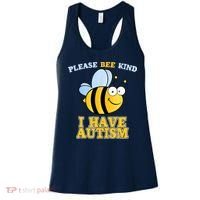 Cute Autism - Please Bee Kind I Have Autism Women's Tank Top thumb 0