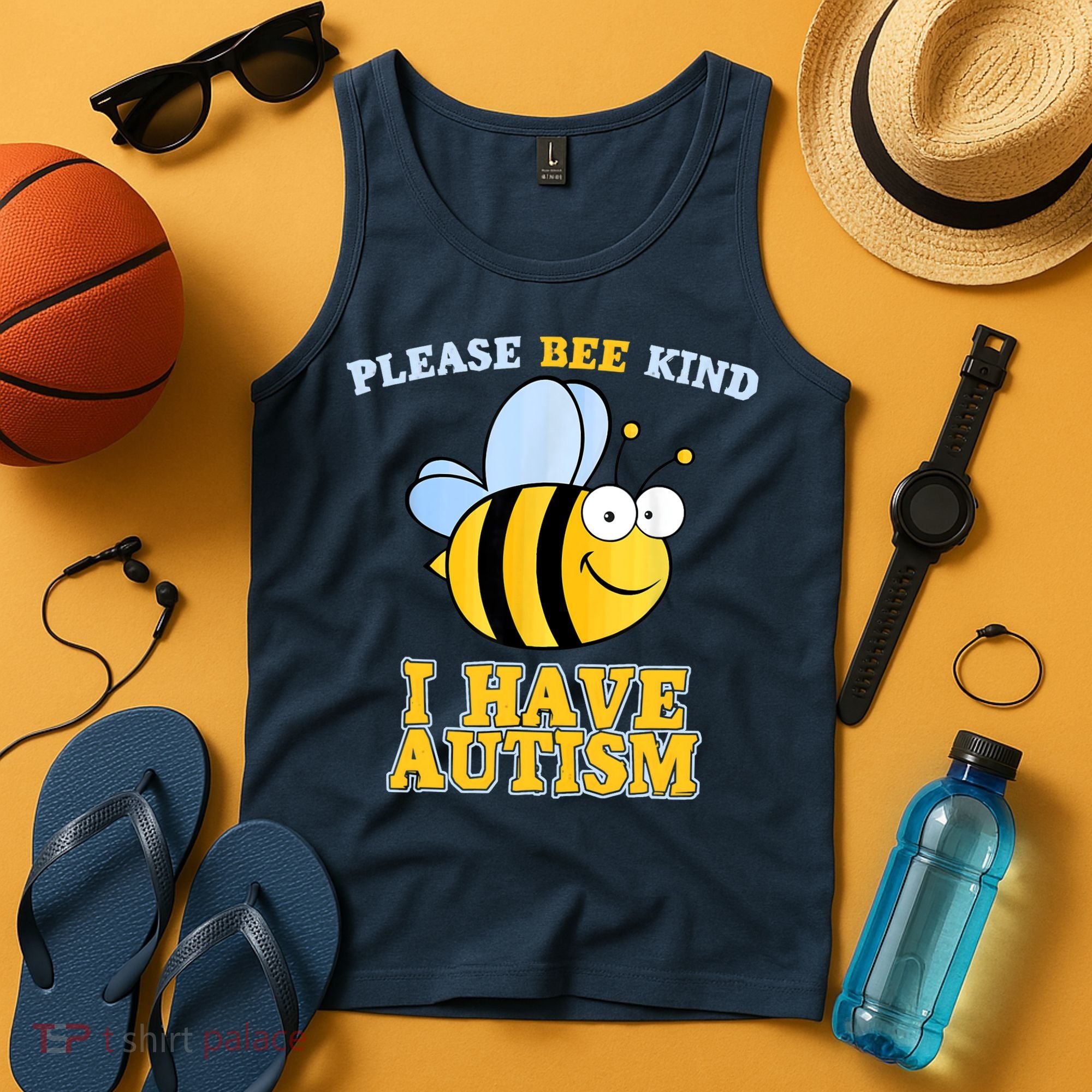 Cute Autism - Please Bee Kind I Have Autism Tank Top