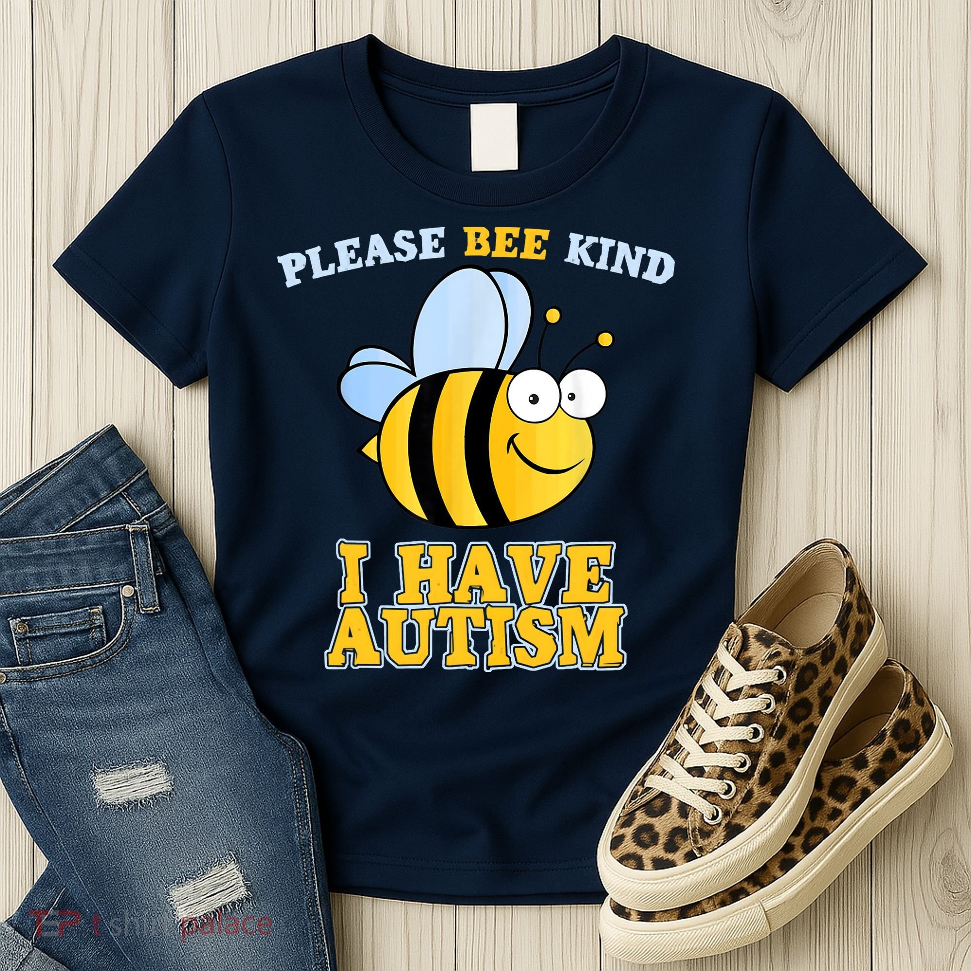 Cute Autism - Please Bee Kind I Have Autism Women's T-Shirt