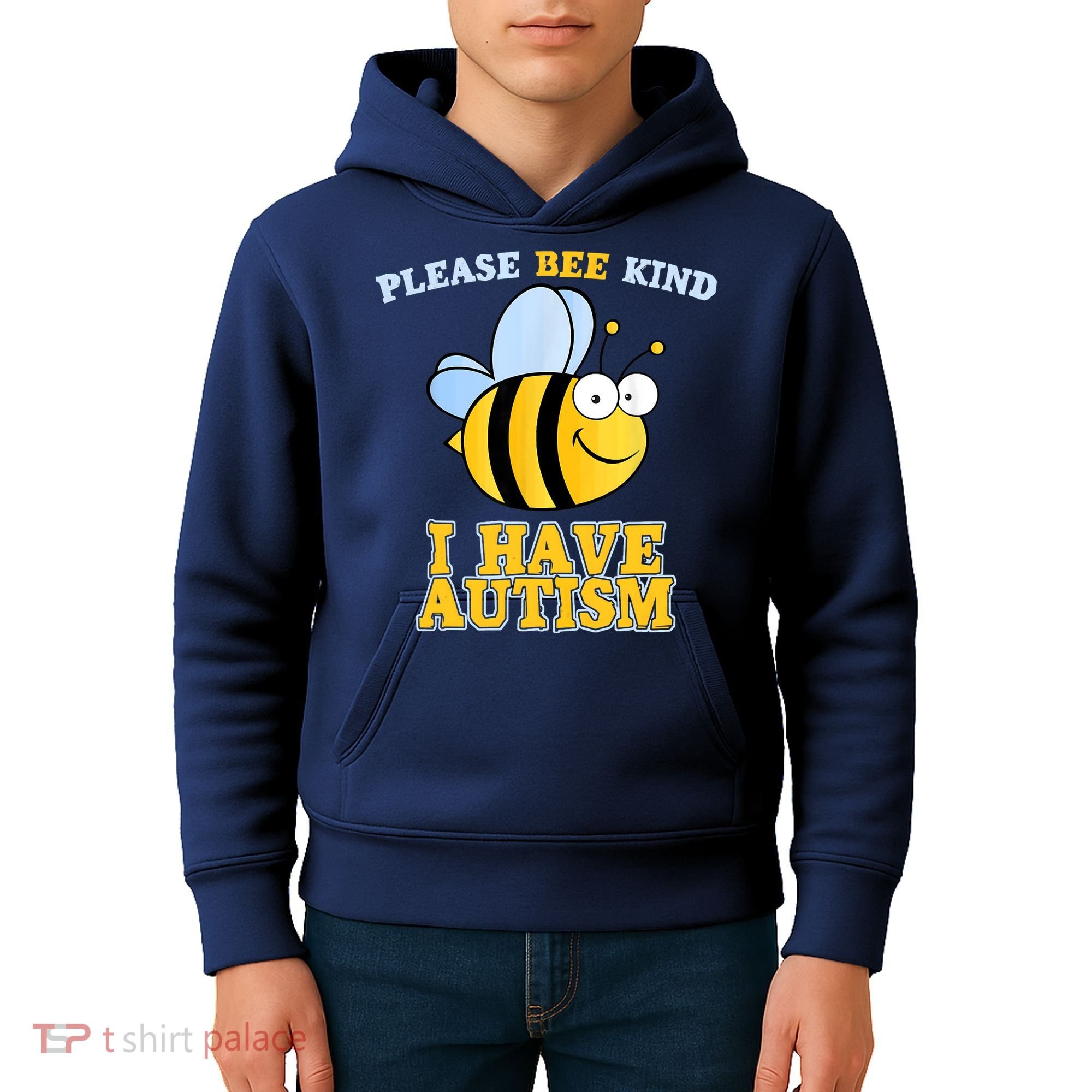 Cute Autism - Please Bee Kind I Have Autism Kids Hoodie