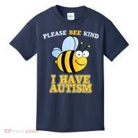 Cute Autism - Please Bee Kind I Have Autism Kids T-Shirt thumb 0