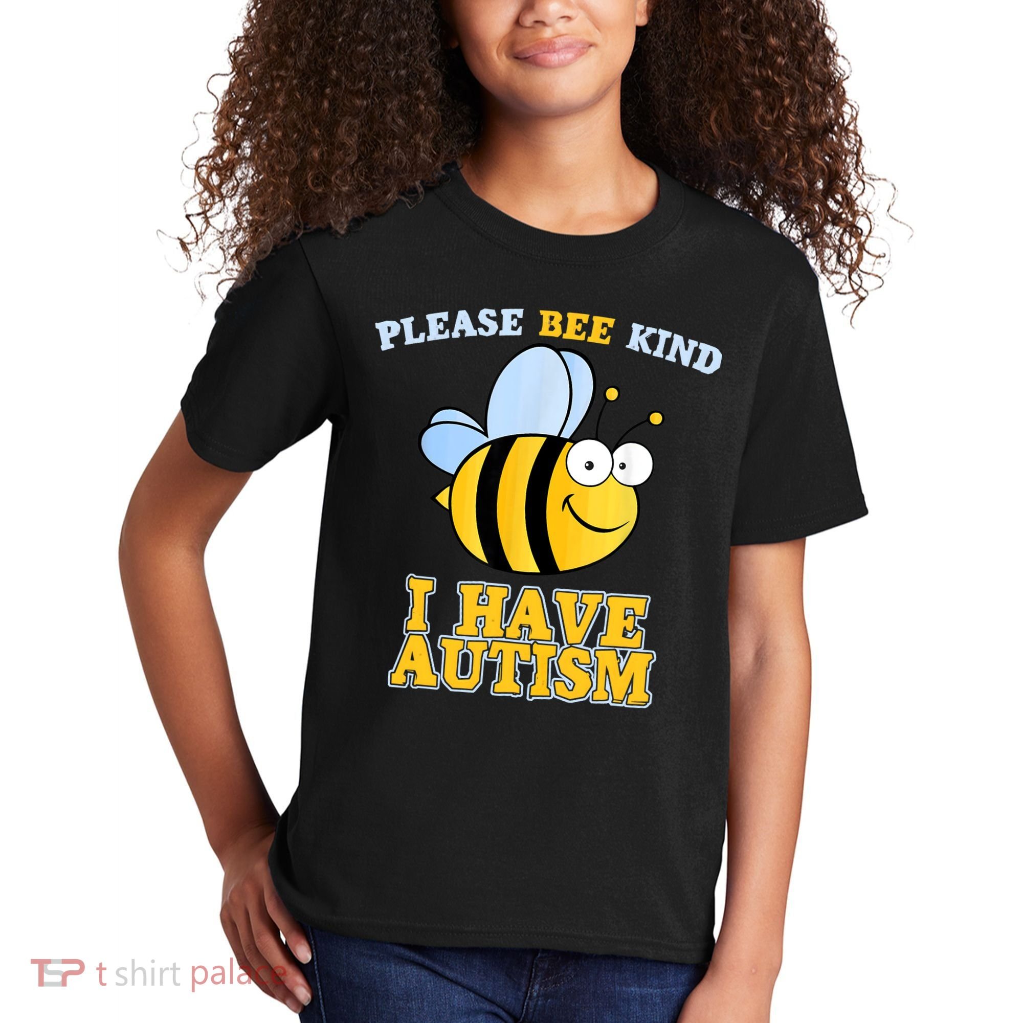 Cute Autism - Please Bee Kind I Have Autism Kids T-Shirt