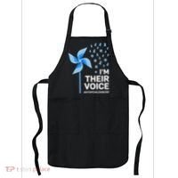 Child Abuse Prevention Awareness Im Their Voice Pinwheel Apron thumb 0