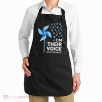 Child Abuse Prevention Awareness Im Their Voice Pinwheel Apron thumb 2
