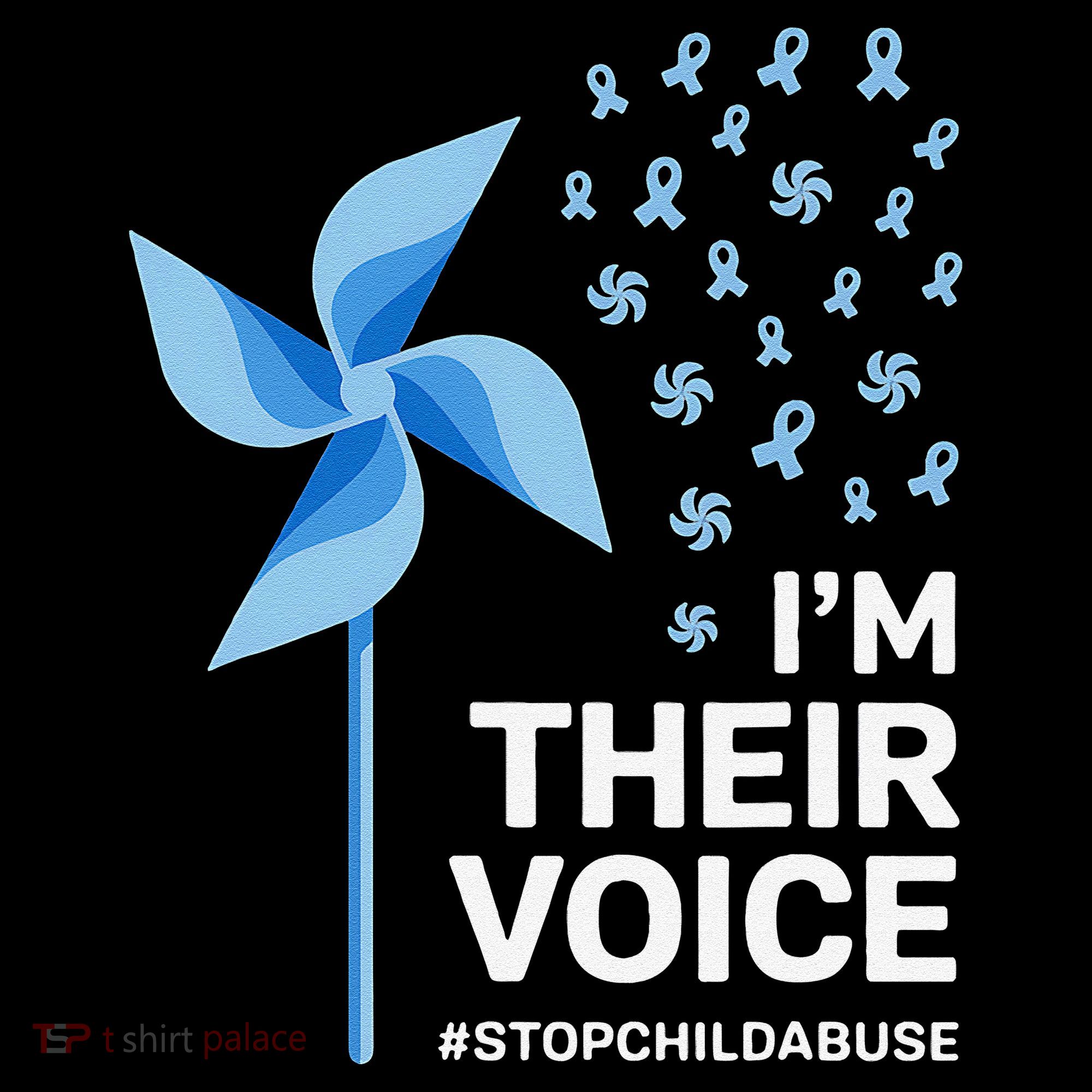 Child Abuse Prevention Awareness Im Their Voice Pinwheel Coffee Mug
