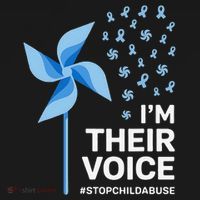 Child Abuse Prevention Awareness Im Their Voice Pinwheel Tank Top thumb 6