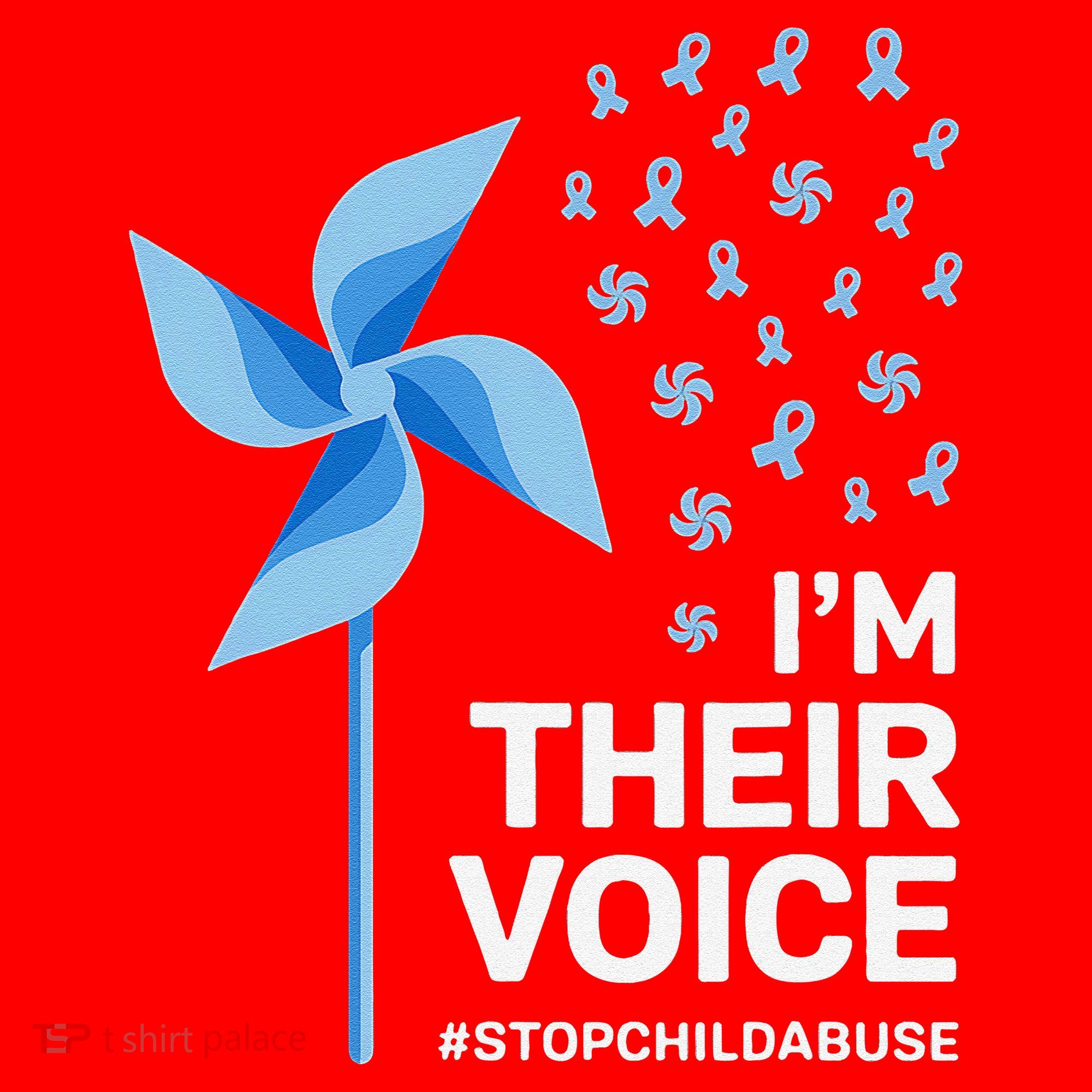 Child Abuse Prevention Awareness Im Their Voice Pinwheel Santa Hat