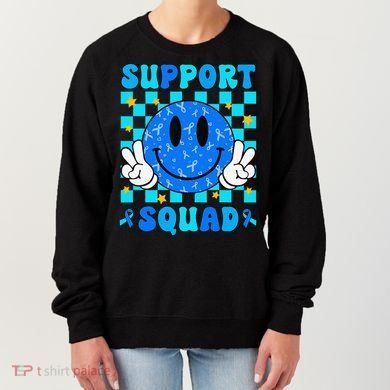 Child Abuse Prevention Month April Support Squad Awareness Women's Sweatshirt