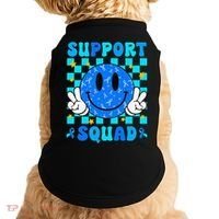 Child Abuse Prevention Month April Support Squad Awareness Doggie Tank thumb 0