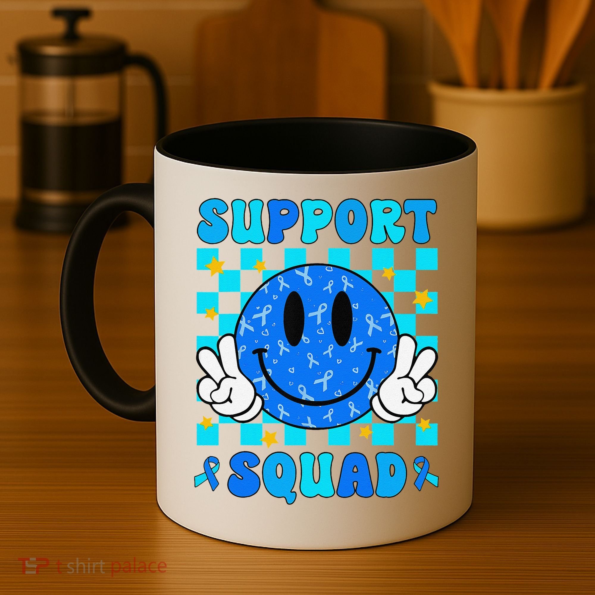 Child Abuse Prevention Month April Support Squad Awareness Coffee Mug