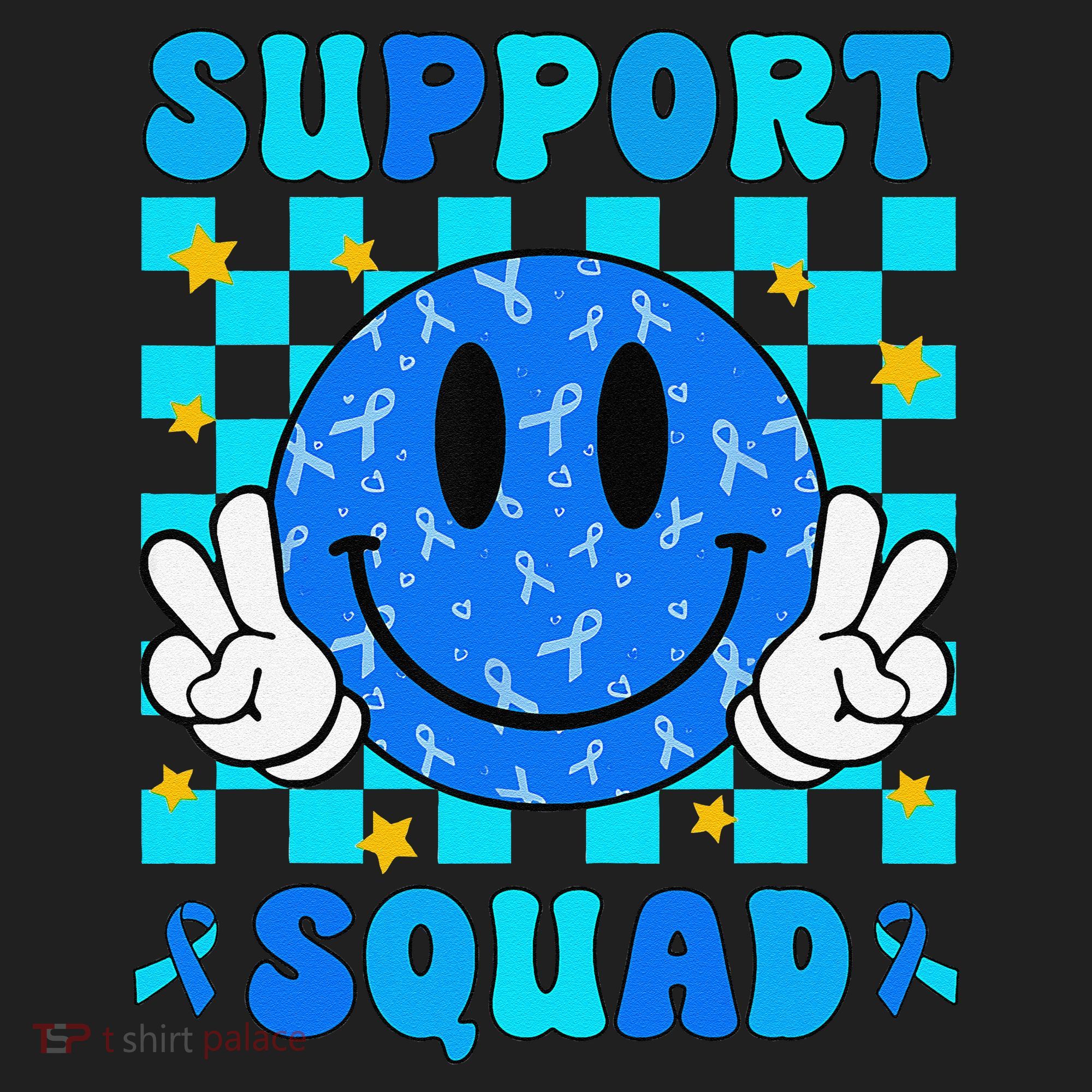 Child Abuse Prevention Month April Support Squad Awareness Beanie
