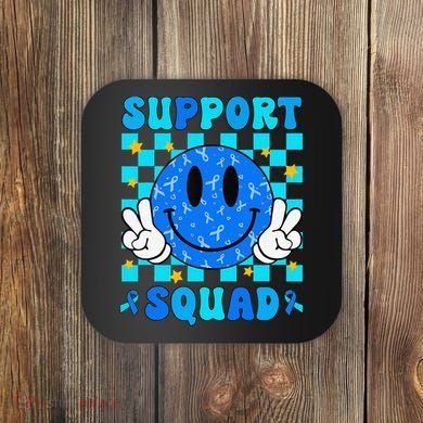 Child Abuse Prevention Month April Support Squad Awareness Coaster
