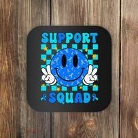 Child Abuse Prevention Month April Support Squad Awareness Coaster thumb 0
