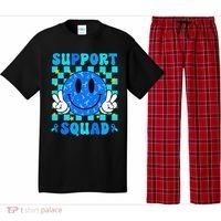 Child Abuse Prevention Month April Support Squad Awareness Pajama Set thumb 0
