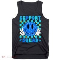 Child Abuse Prevention Month April Support Squad Awareness Tank Top thumb 0