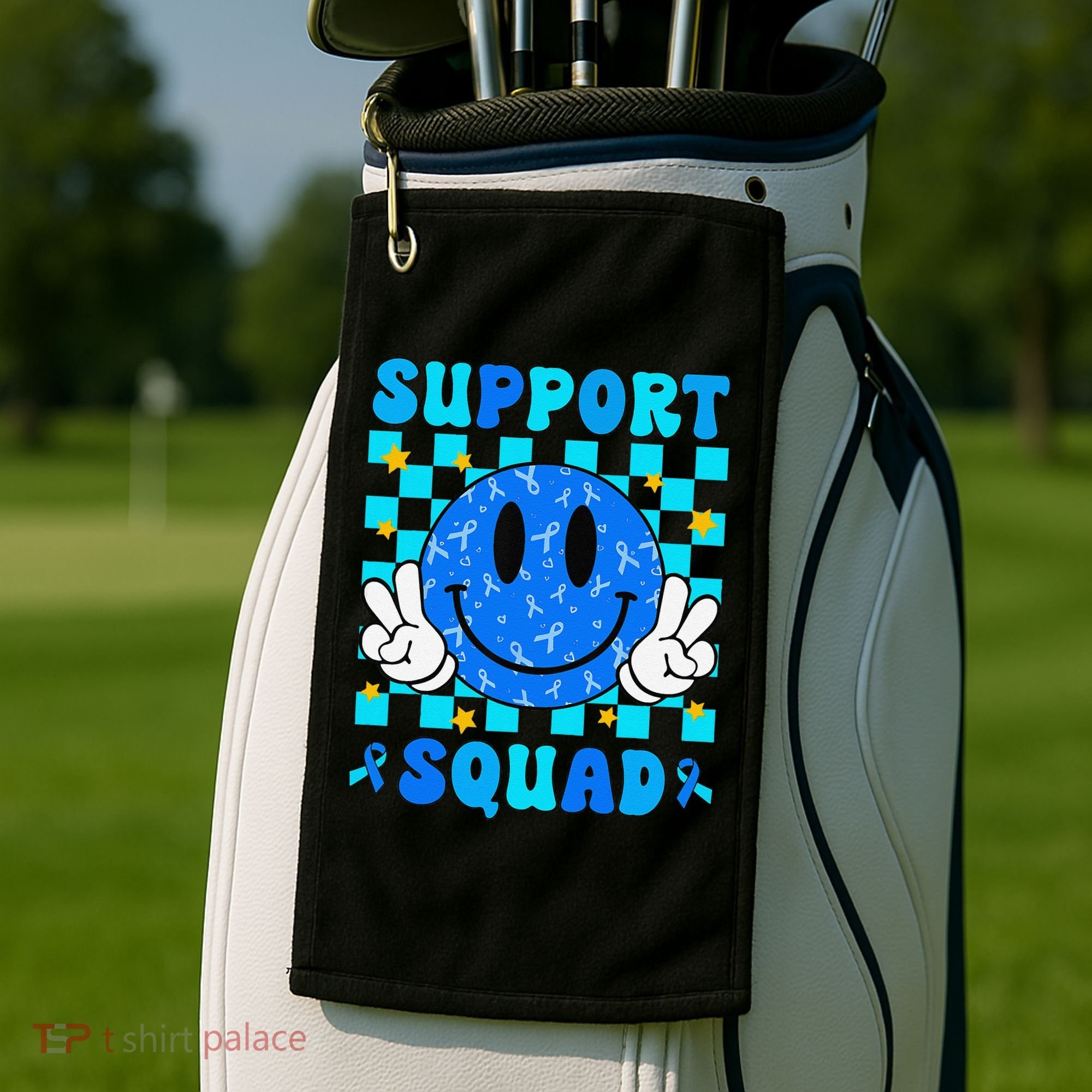 Child Abuse Prevention Month April Support Squad Awareness Golf Towel