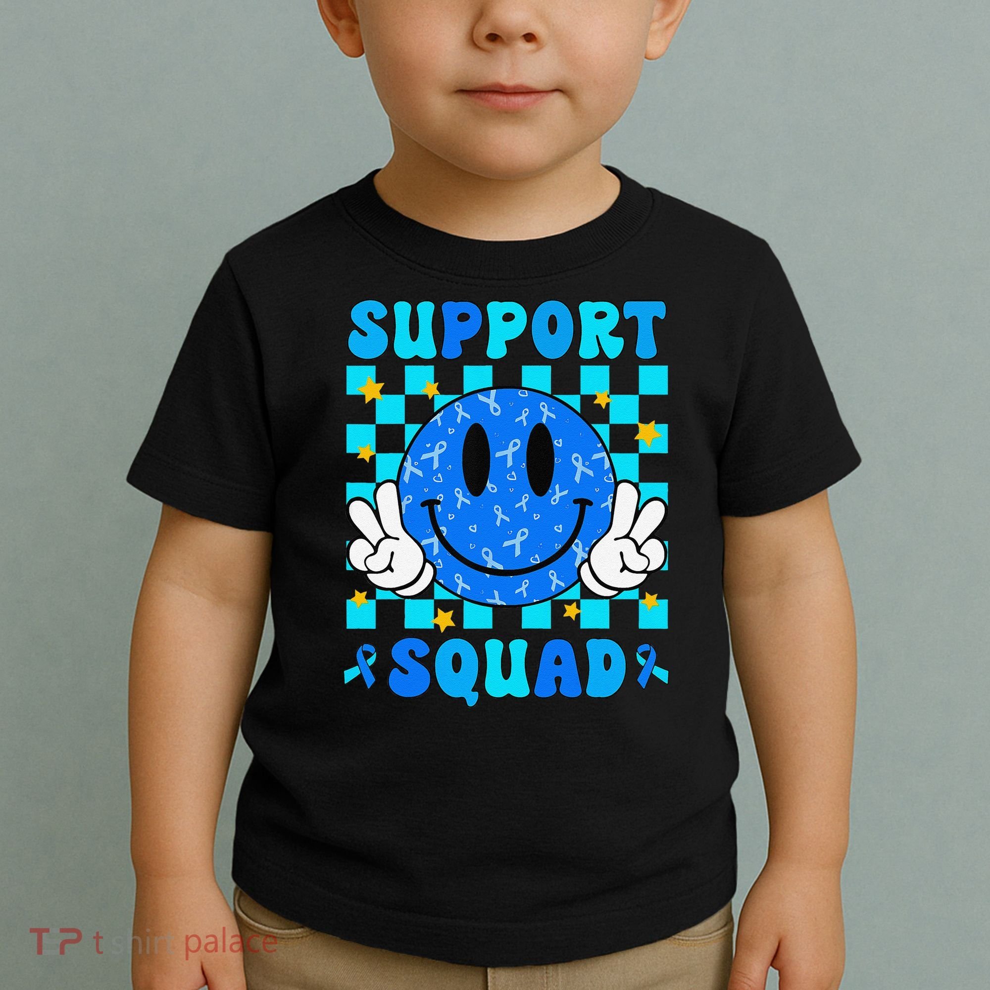 Child Abuse Prevention Month April Support Squad Awareness Toddler T-Shirt