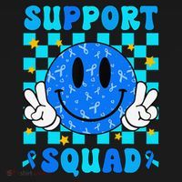 Child Abuse Prevention Month April Support Squad Awareness Women's T-Shirt thumb 6