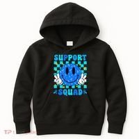 Child Abuse Prevention Month April Support Squad Awareness Kids Hoodie thumb 0