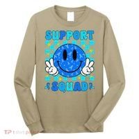 Child Abuse Prevention Month April Support Squad Awareness Long Sleeve Shirt thumb 0