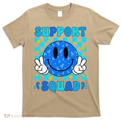 Child Abuse Prevention Month April Support Squad Awareness T-Shirt