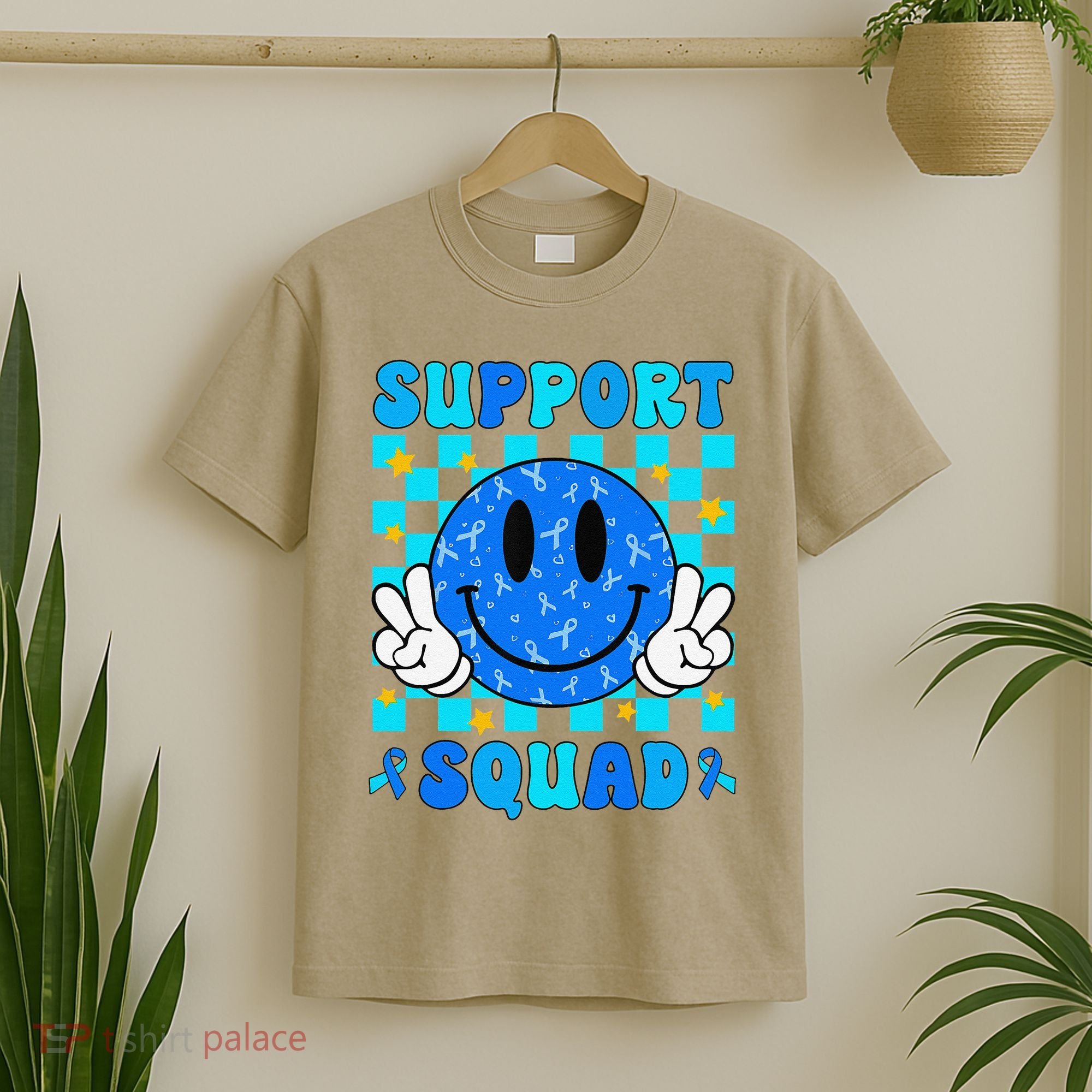 Child Abuse Prevention Month April Support Squad Awareness T-Shirt